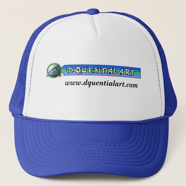 Dquential Art trucker hat (Front)