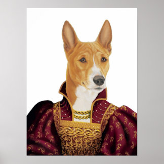 DR208 Basenji poster