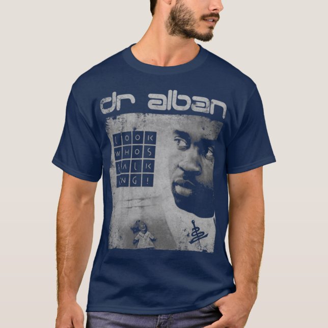 dr alban 90s eurodance rap electronica iconic sing T-Shirt (Front)