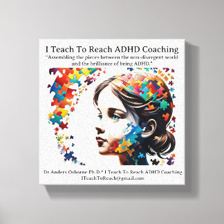 Dr.Anders Osborne Ph.D. -ADHD Coaching Canvas Print