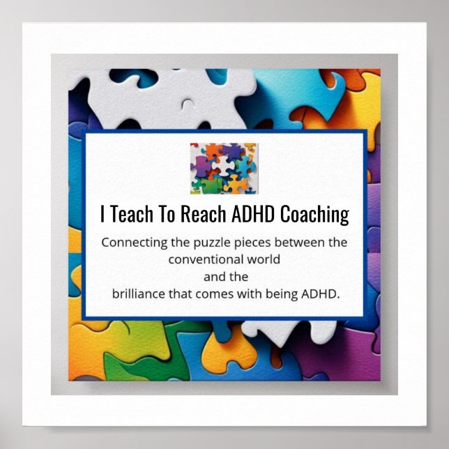 Dr Anders Osborne PhD ADHD Logo Poster (Front)
