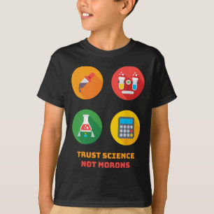 Dr. Anthony Fauci Trust Science Not Morons Retro V T-Shirt