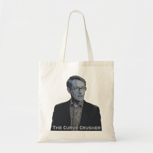 Dr Ashley Bloomfield The Curve Crusher Tote Bag (Front)