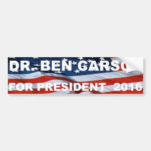 Dr.Ben Carson for president 2016 bumper sticker