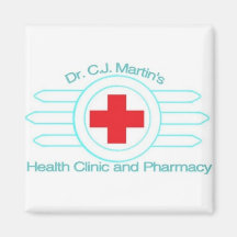 Dr. C.J. Martin's Logo Magnet