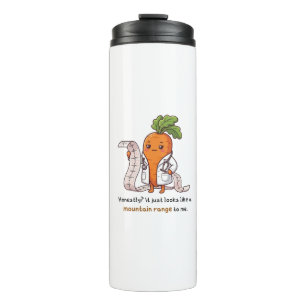 Dr. Carrot ECG Mountain Range Thermal Tumbler