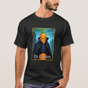 Dr Carrot Evil Villian Vegan T-Shirt