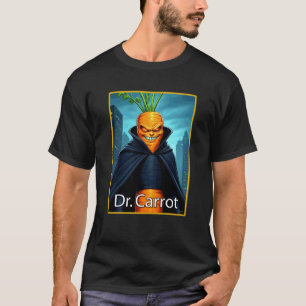 Dr Carrot Evil Villian Vegan T-Shirt