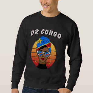 DR Congo, Congolese Flag, DR Congo Girl, Congolese Sweatshirt