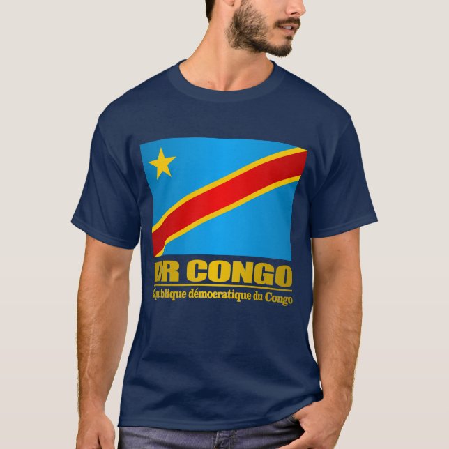DR Congo Flag T-Shirt (Front)