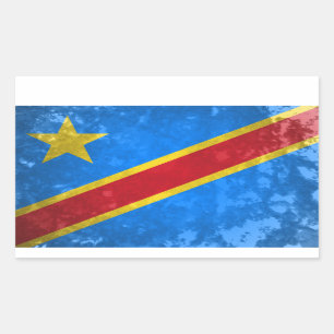 DR Congo Rectangular Sticker