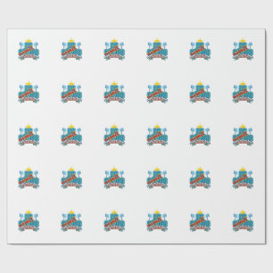 DR Congo Soccer 2026 Soccer Bold Country Typograph Wrapping Paper