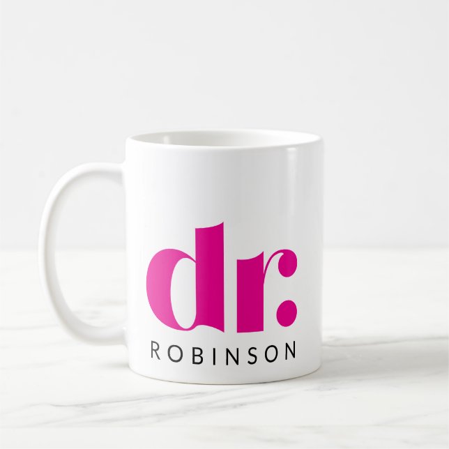 dr. [Custom Name] Coffee Mug (Left)