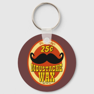 Dr. Dandy's Moustache Wax Key Ring