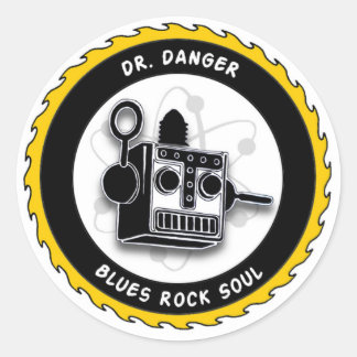 Dr Danger Robot Sticker