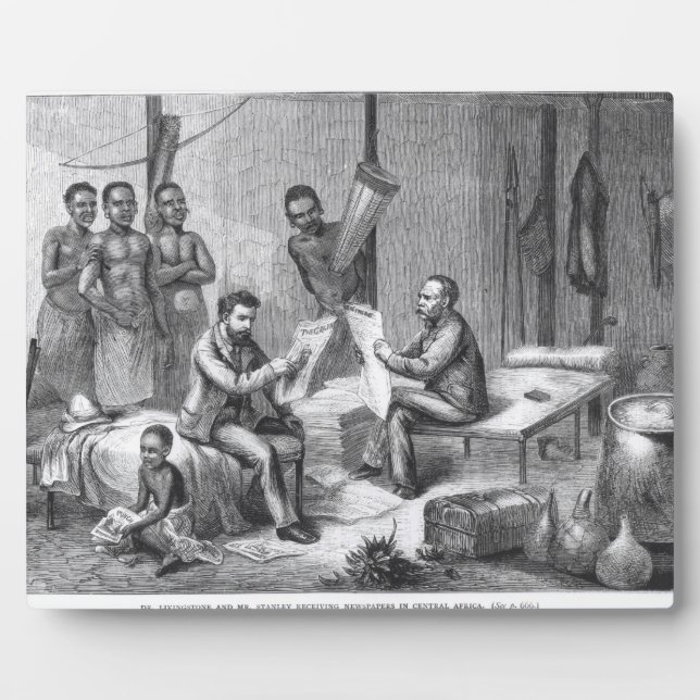 Dr. David Livingstone (1813-73) and Mr. Henry Mort Plaque (Front)