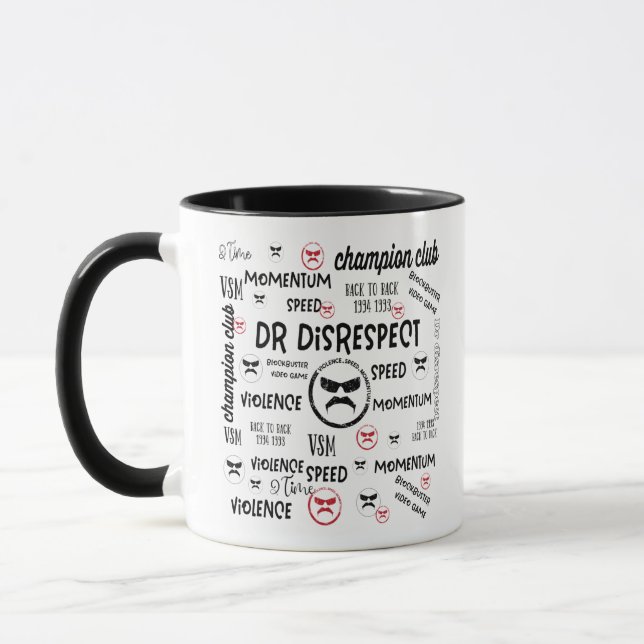 Dr Disrespect Violence Speed Momentum Mug (Left)