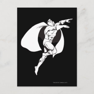 Dr. Fate Soaring Outline Postcard