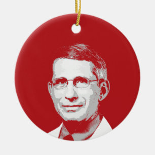 DR FAUCI CERAMIC TREE DECORATION