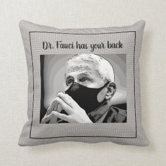 Dr. Fauci Throw Pillow