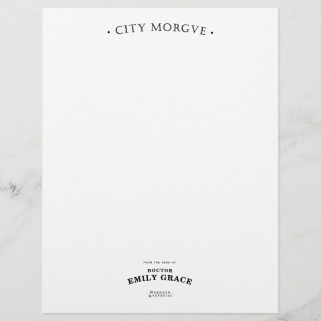 Dr. Grace Stationery (Front)