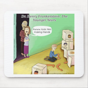 Dr. Henry Frankstien Youthful Years Mouse Mat