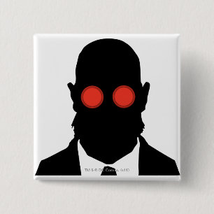 Dr. Hugo Strange Silo 15 Cm Square Badge