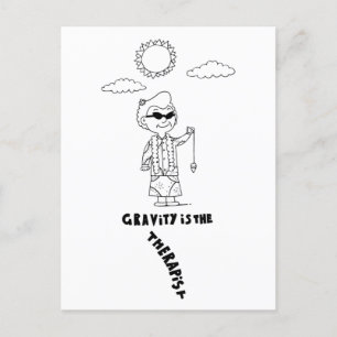 Dr. Ida Rolf - Gravity is the Therapist Postcard