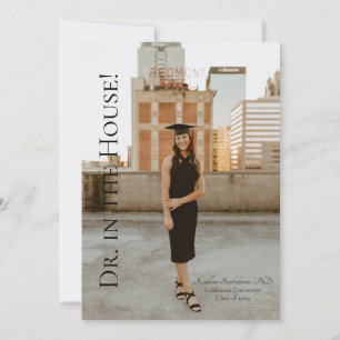  Dr. In The House Graduation Announcement 