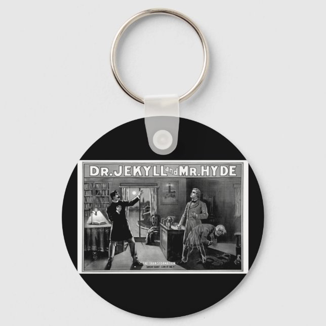 Dr. Jekyll and Mr. Hyde Key Ring (Front)