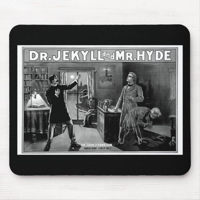 Dr. Jekyll and Mr. Hyde Mouse Mat (Front)