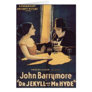 Dr. Jekyll and Mr. Hyde Vintage Movie Poster