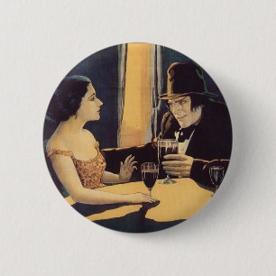 Dr. Jekyll and Mr. Hyde Vintage Movie Poster 6 Cm Round Badge