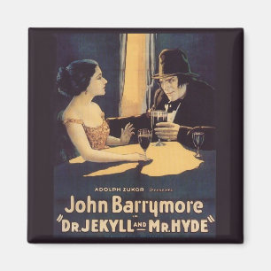 Dr. Jekyll and Mr. Hyde Vintage Movie Poster Magnet