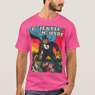 Dr. Jekyll Mr. Hyde Art - Retro Halloween Monst T-Shirt