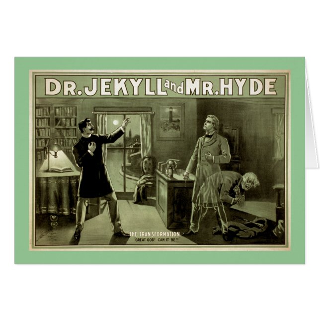 Dr Jekyll Vintage Theatre Poster (Front Horizontal)
