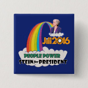 Dr. Jill Stein President 2016 15 Cm Square Badge