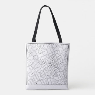 Dr. John Snow: Cholera Map of London, 1854 Tote Bag
