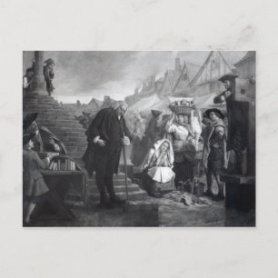 Dr. Johnson doing penance in the market place Postcard
