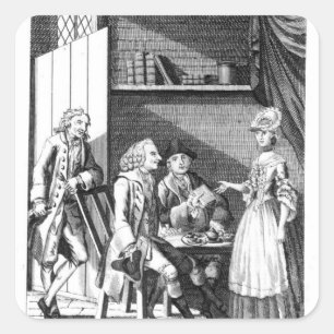 Dr Johnson's Entertainment Square Sticker