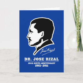 Dr. Jose Rizal @ 150th Birth Anniversary Souvenirs Card