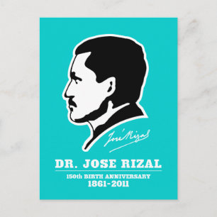 Dr. Jose Rizal @ 150th Birth Anniversary Souvenirs Postcard