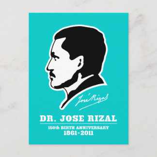 Dr. Jose Rizal @ 150th Birth Anniversary Souvenirs Postcard