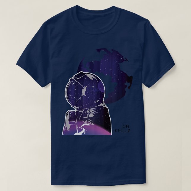 Dr Kellz Astronaut in space  T-Shirt (Design Front)