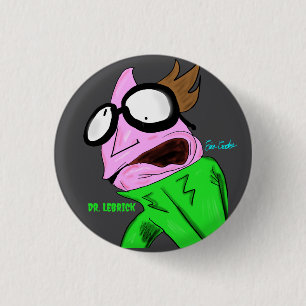 Dr. LeBrick art 2018 3 Cm Round Badge