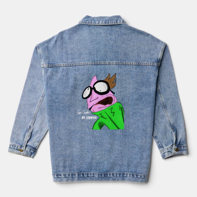 Dr. LeBrick art 2018 Denim Jacket (Back)