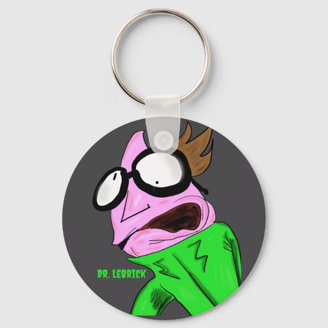 Dr. LeBrick art 2018 Key Ring (Front)