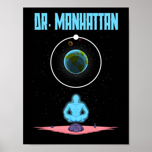 Dr Manhattan Poster (Front)