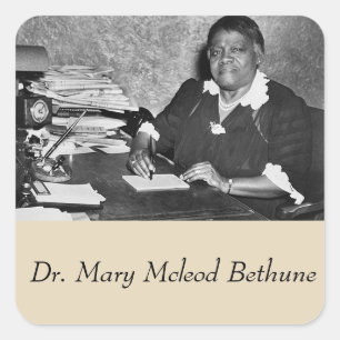 Dr. Mary Mcleod Bethune Square Sticker
