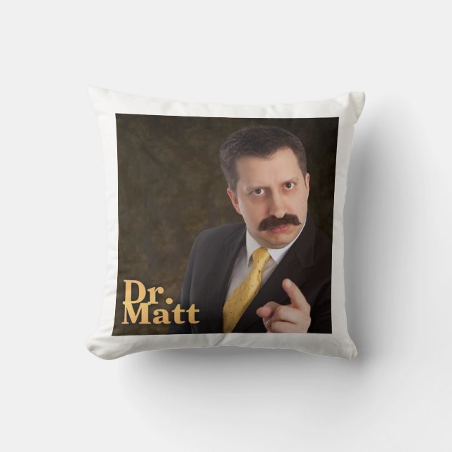 Dr. Matt's Face Pillow (Front)